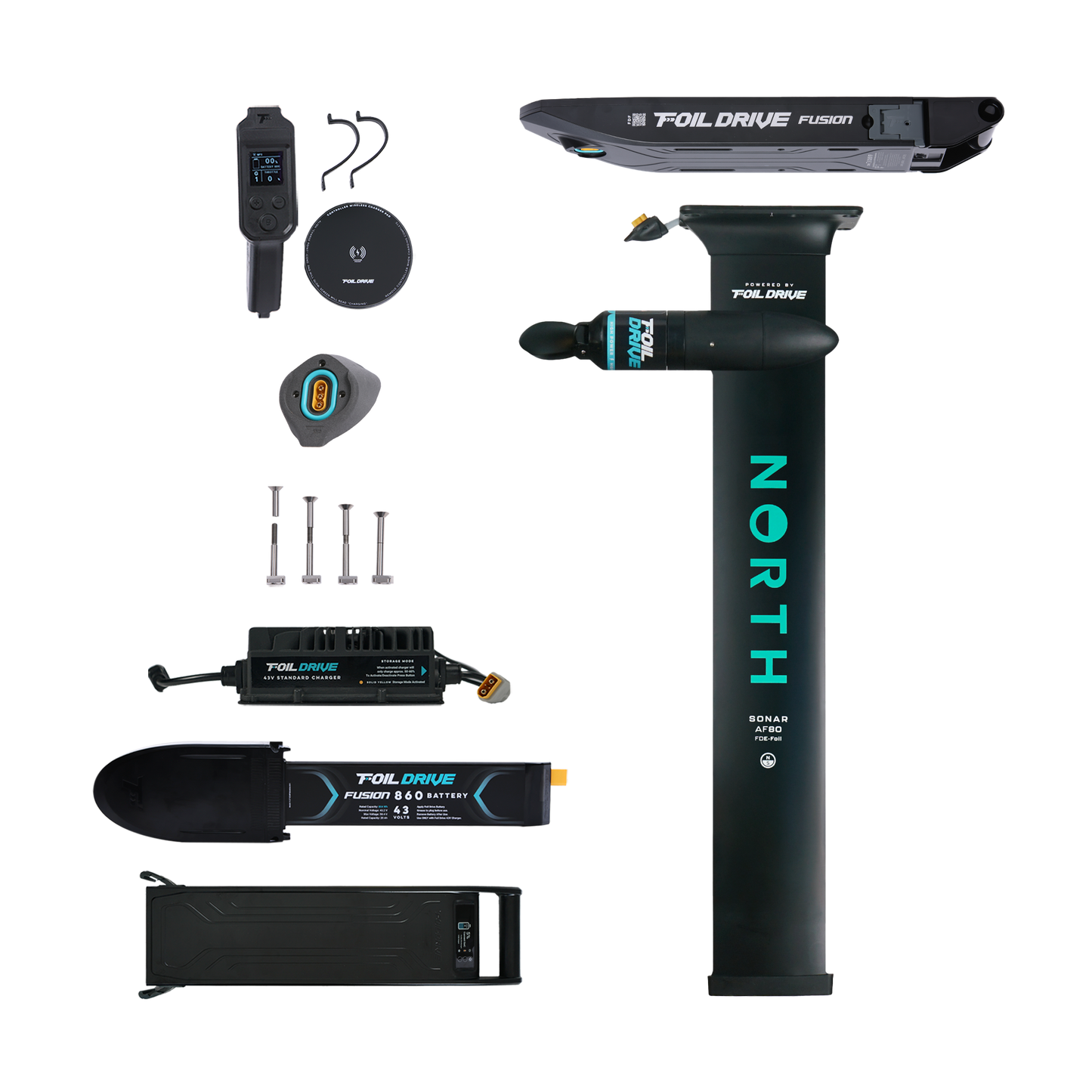 Foil Drive Fusion | NORTH Sonar AF80 Integrated Mast