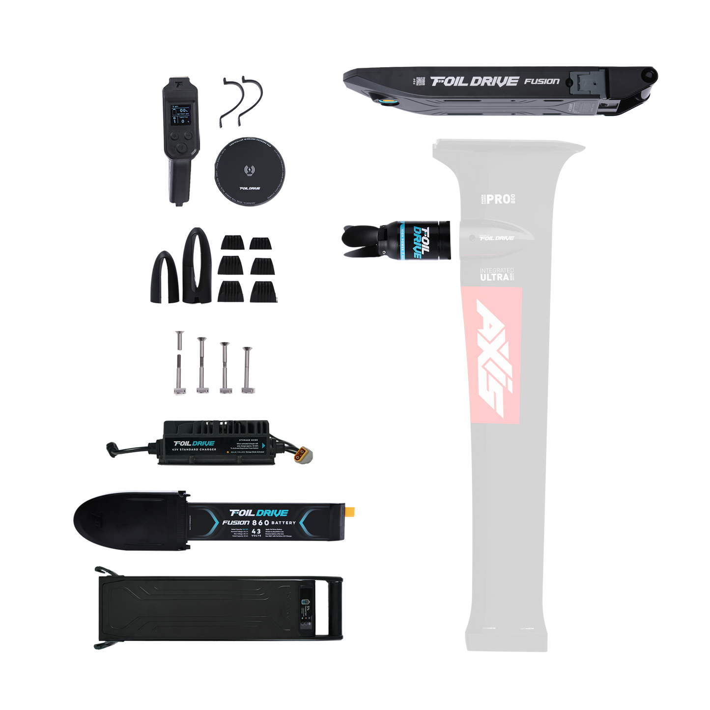 Foil Drive Fusion x AXIS Carbon Integrated 800 Mast Bundle