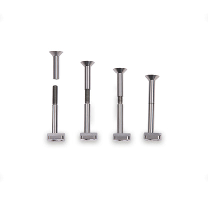 Fusion Only Titanium Mast Plate Split Bolt Silver