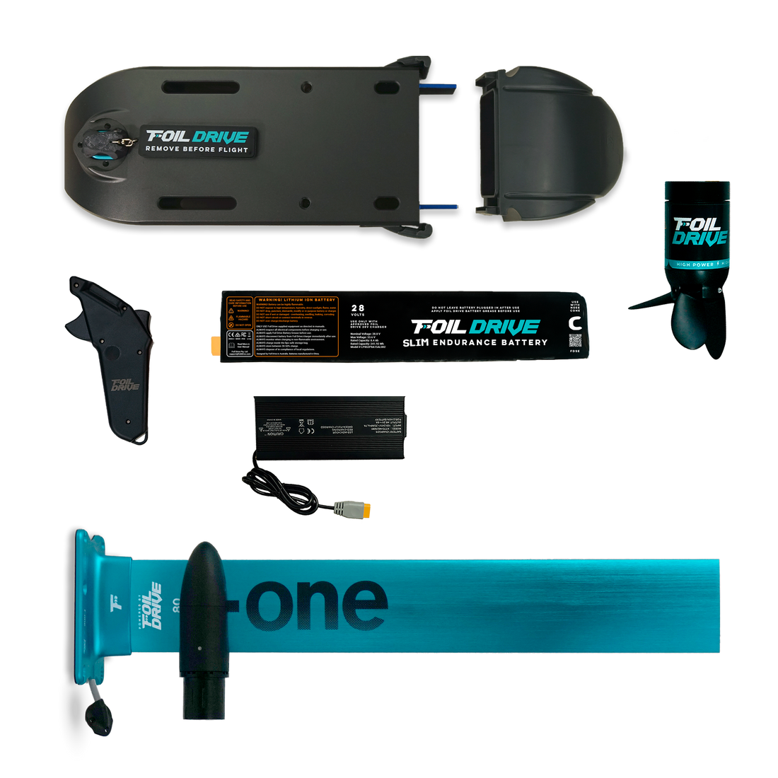 Foil Drive Assist Slim x F-ONE Integrated Aluminium Mast