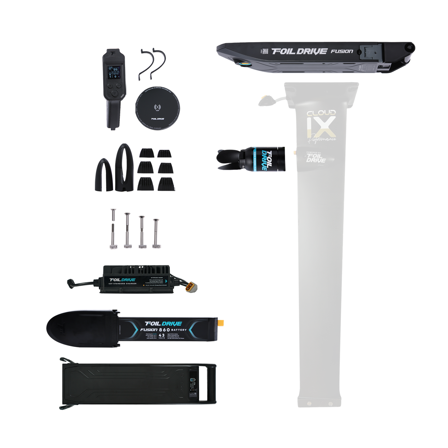 Foil Drive Fusion x Cloud IX Integrated Mast Bundle